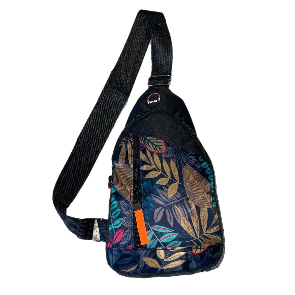 New Tropical Leaf Crossbody Bag